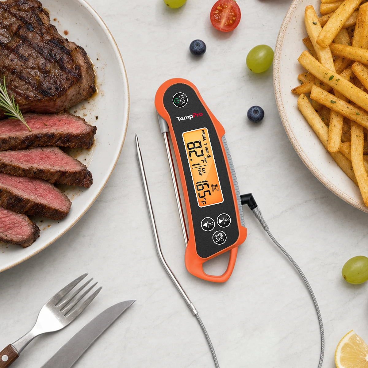 TempPro TempSwift PLUS TP710 Termometro Carne doppia sonda