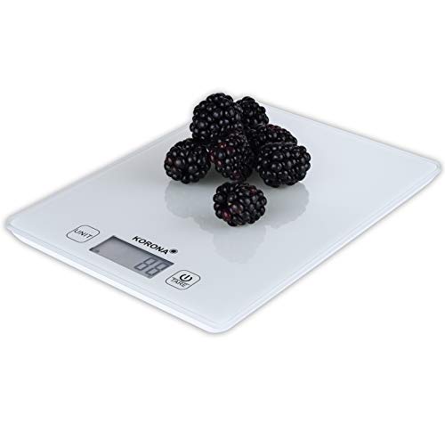 Korona Esther 70245 bilancia cucina 5 kg bianca vetro