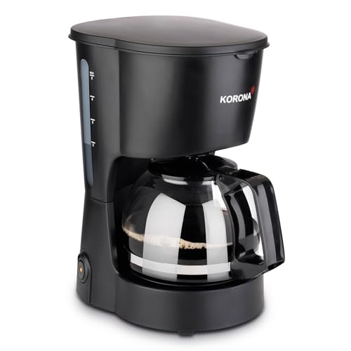 Korona 12011 Macchina Caffè Filtro Nero 5 Tazze 600W