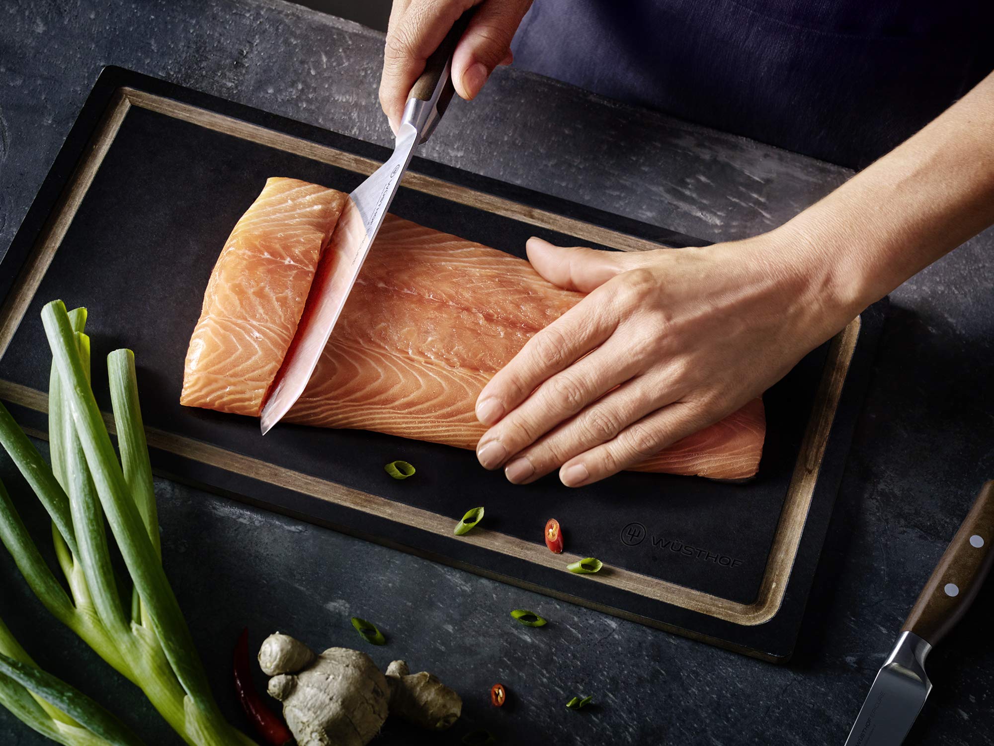 Wüsthof Epicure coltello Santoku 17 cm alveolato