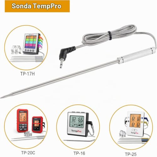 ThermoPro TPW02 sonda ricambio termometro carne 20,5 cm