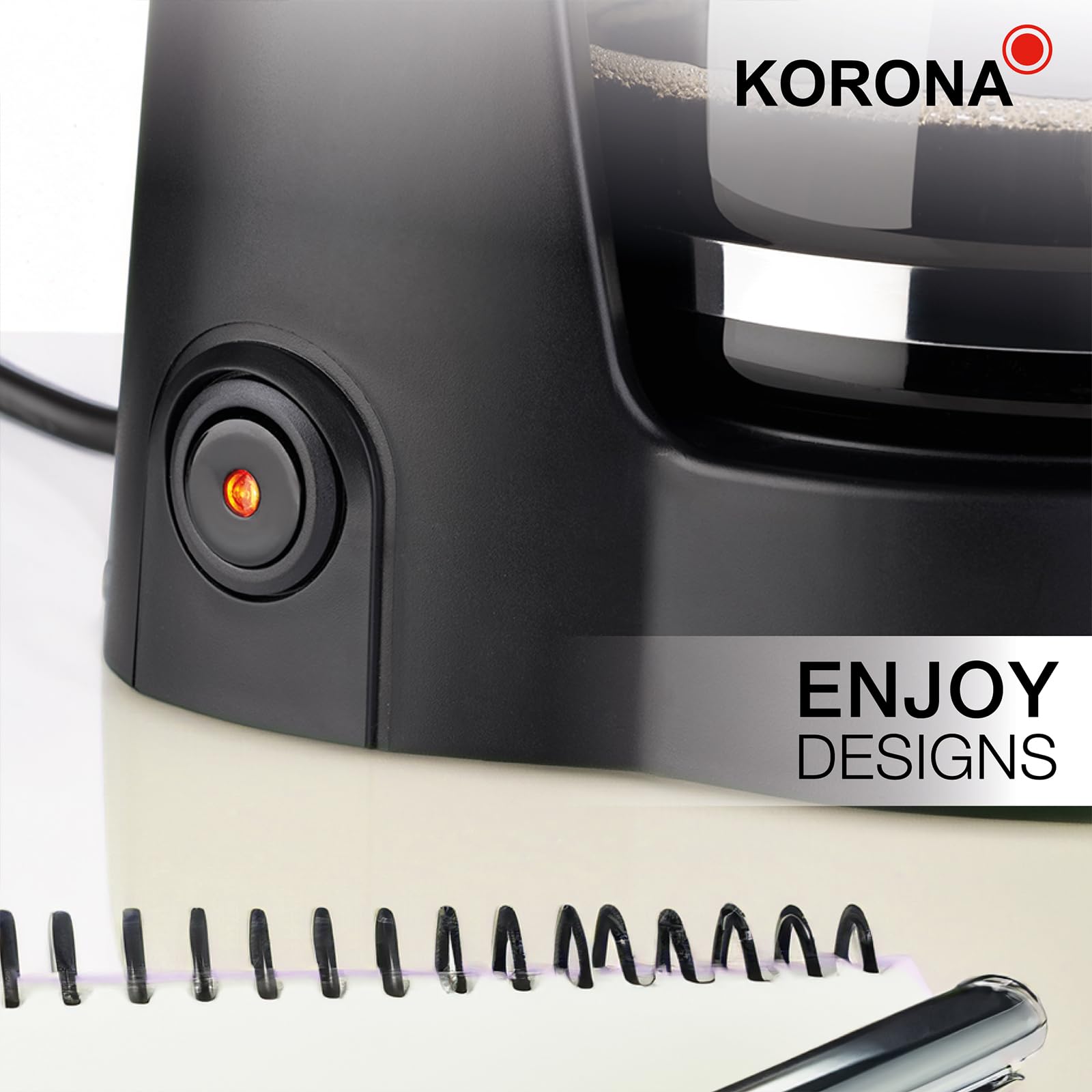 Korona 12011 Macchina Caffè Filtro Nero 5 Tazze 600W