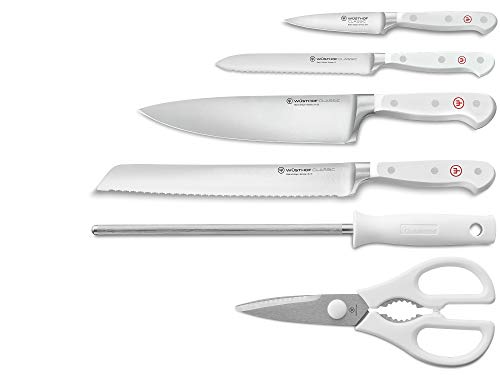 Wusthof Classic White set coltelli ceppo 6 pezzi