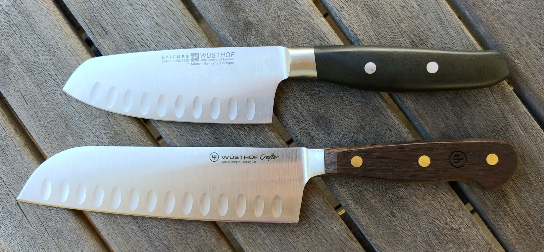 Wüsthof Crafter blocco 6 coltelli manico rovere affumicato