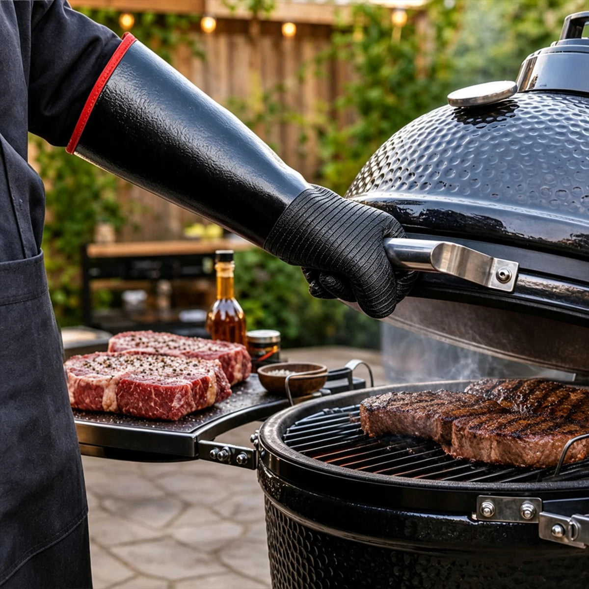 Temppro guanti barbecue 14" neoprene 500°C