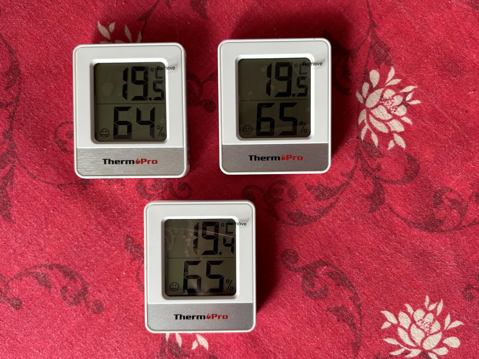 TempPro TP49 termoigrometro digitale 3 pezzi bianco