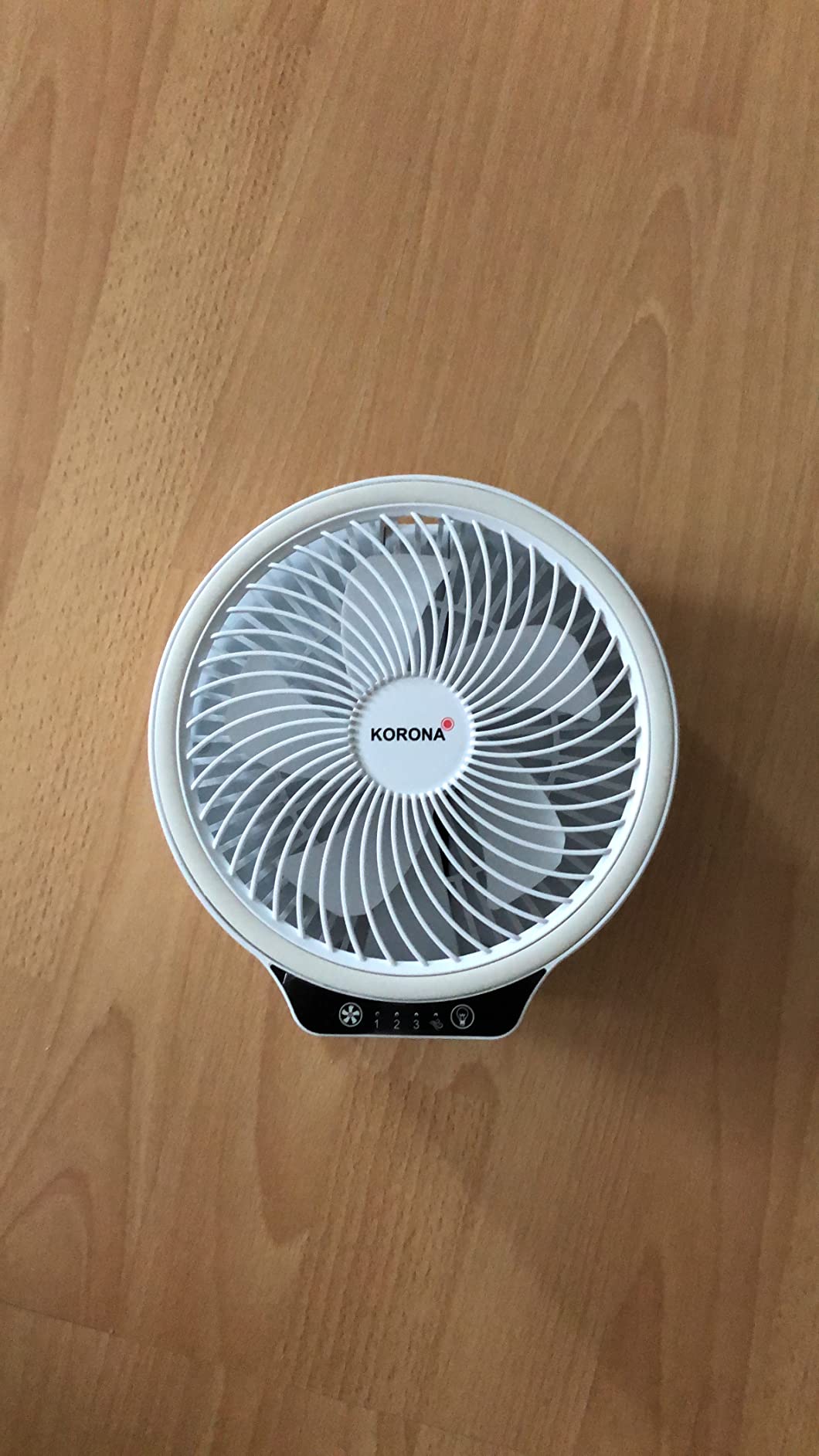 Korona 81010 Ventilatore Pieghevole a Batteria LED USB