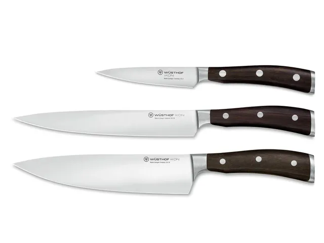 Wüsthof Ikon Set 3 Coltelli Cucina Forgiati 20cm