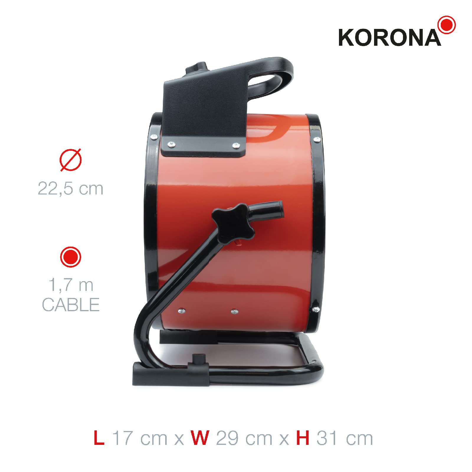 Korona 60002 termoventilatore ceramico 3000 W