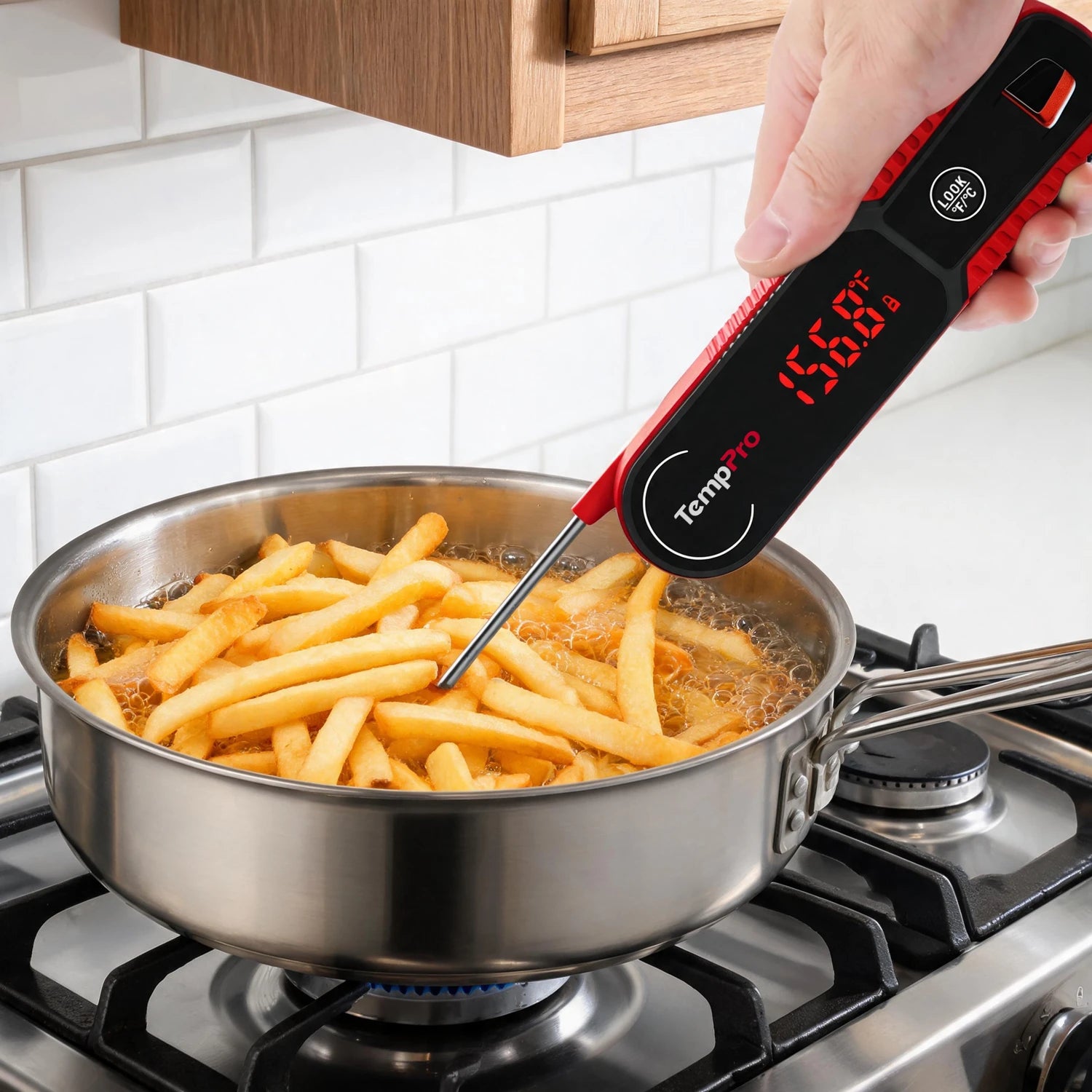 TempPro TP622W termometro carne istantaneo rosso 1 sec