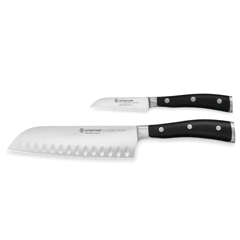 Wusthof Classic Ikon Set Santoku 17cm + Spelucchino