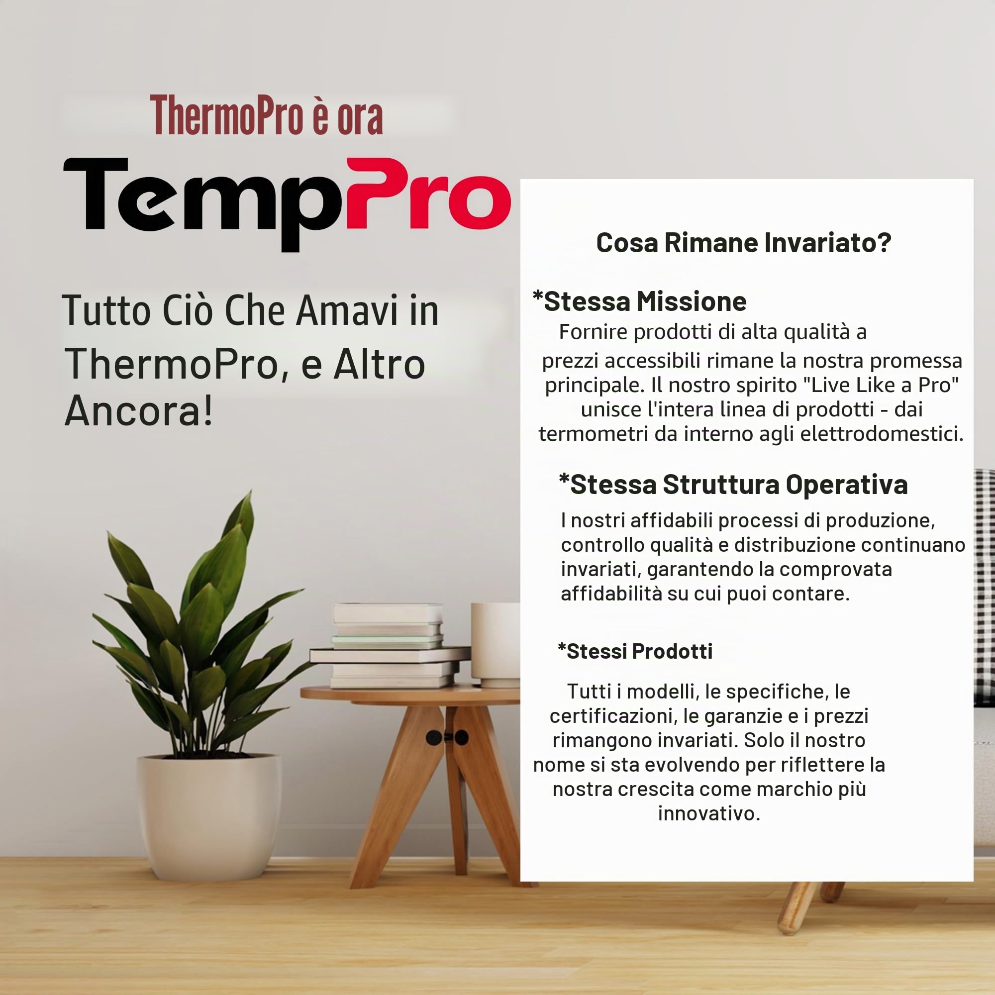ThermoPro TP358 Termoigrometro Bluetooth 1 Pezzo