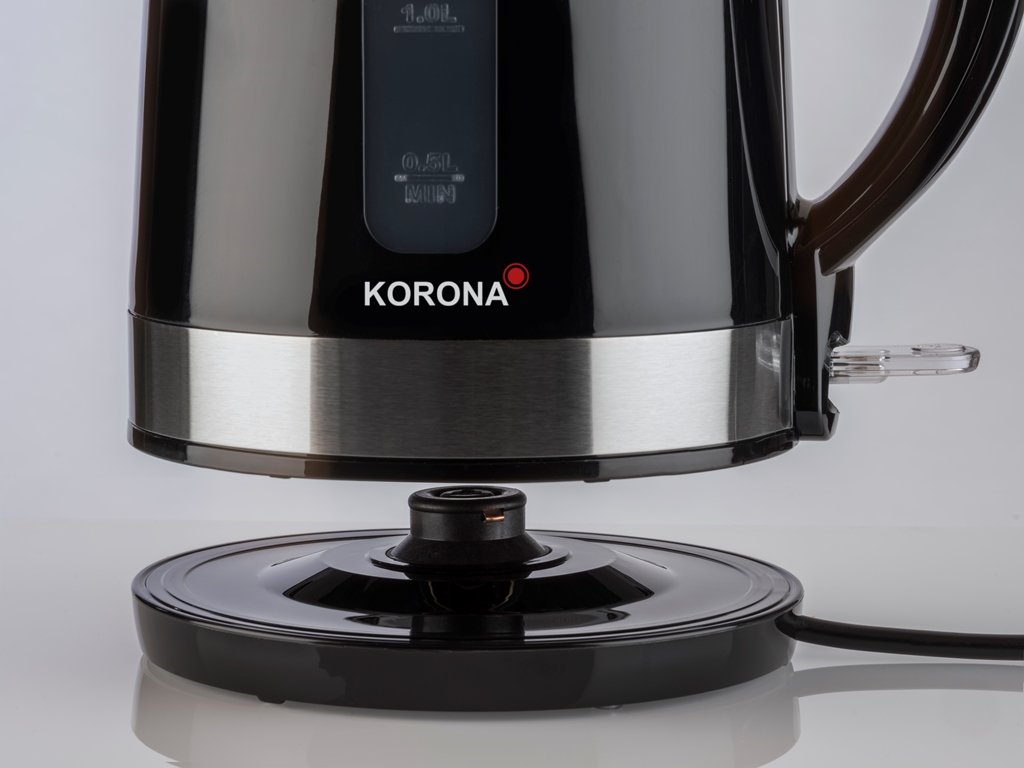Korona 20232 Bollitore Elettrico 1,7 L Nero 2200W Acciaio