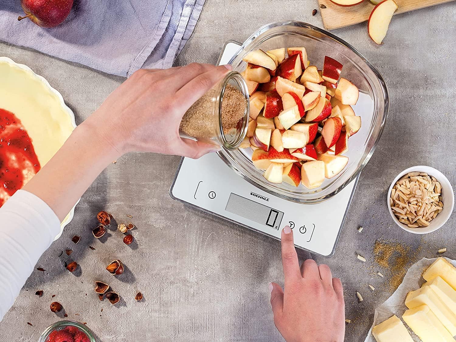 Soehnle Page Comfort 400 Bilancia Cucina 10 kg Display XL