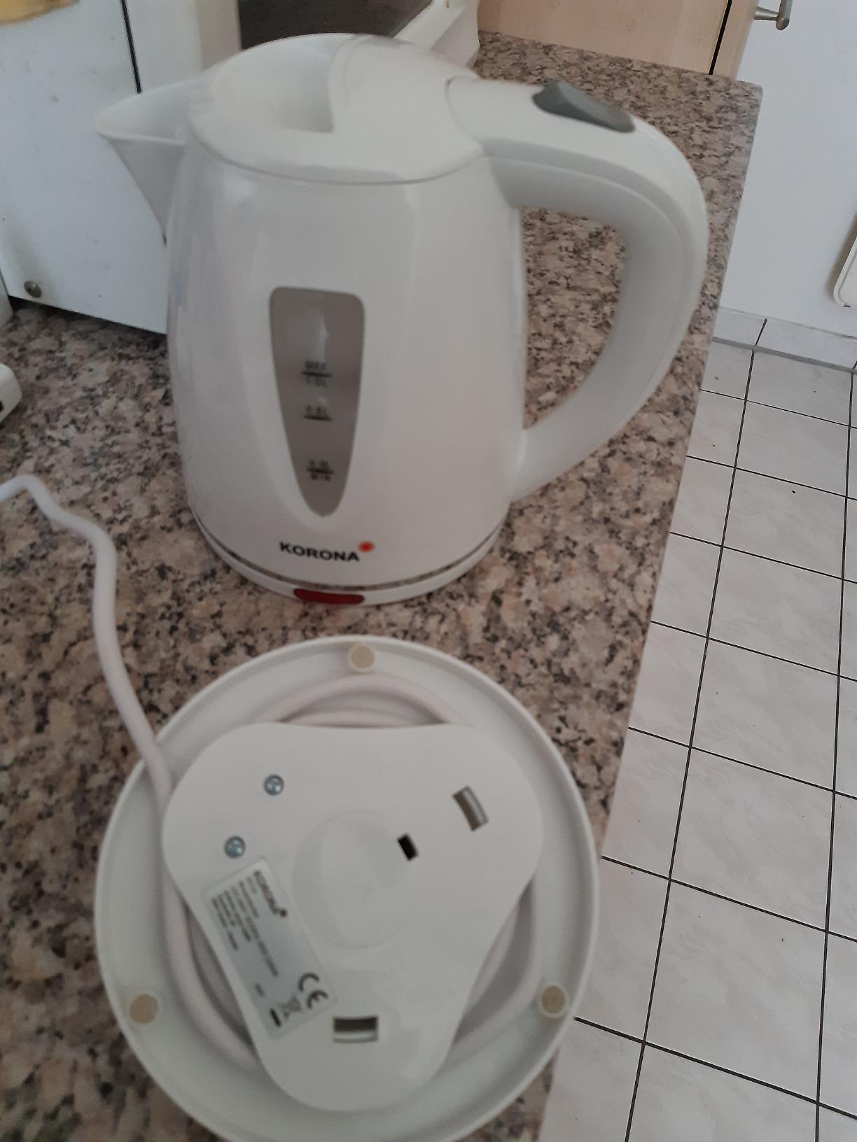 Korona 20116 Bollitore Elettrico 1 L Bianco 2200 W