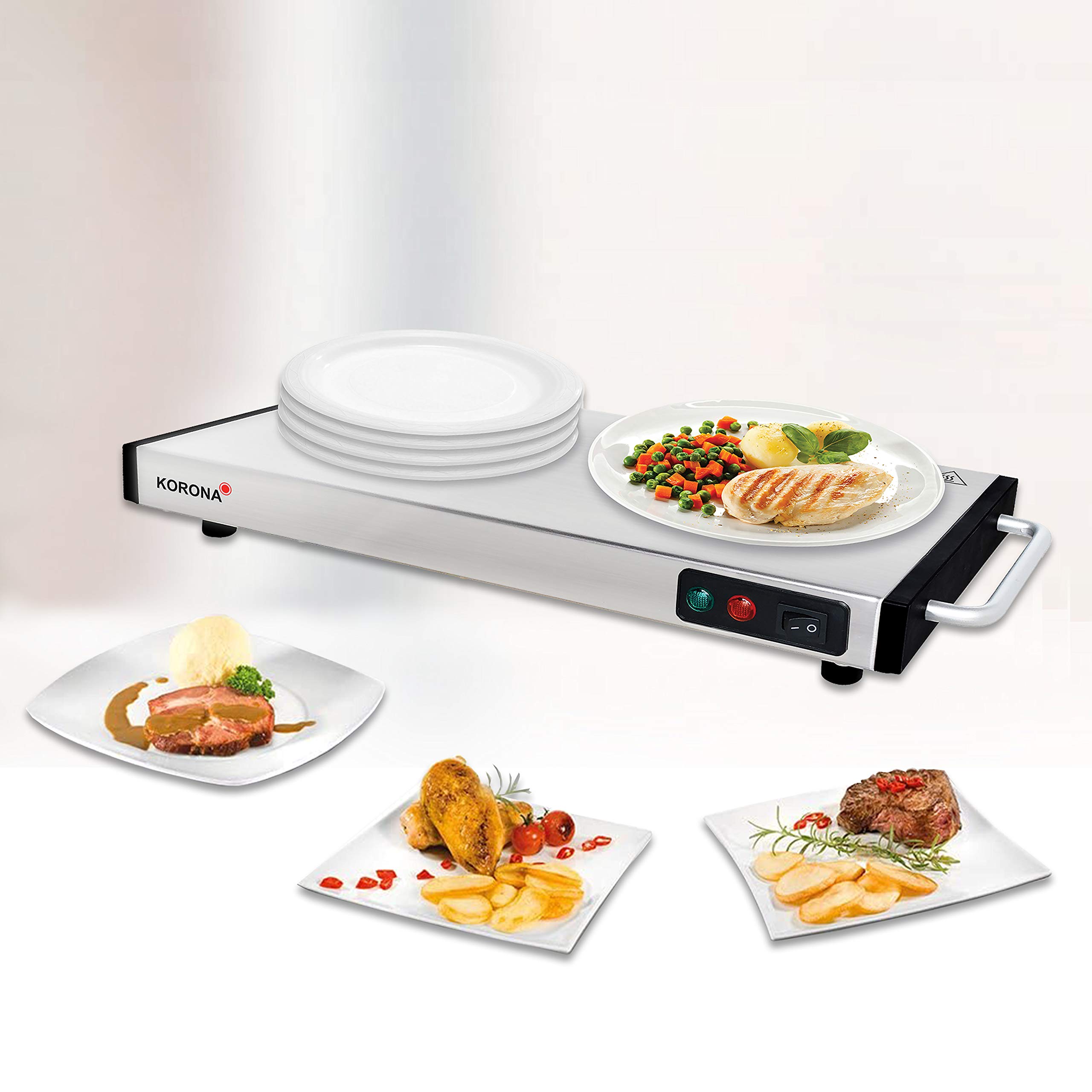 Korona 59500 piastra riscaldante 40x20 cm senza fili 1100 W