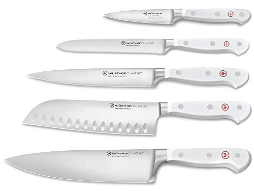 Wüsthof Classic White blocco coltelli 5 pezzi forgiato
