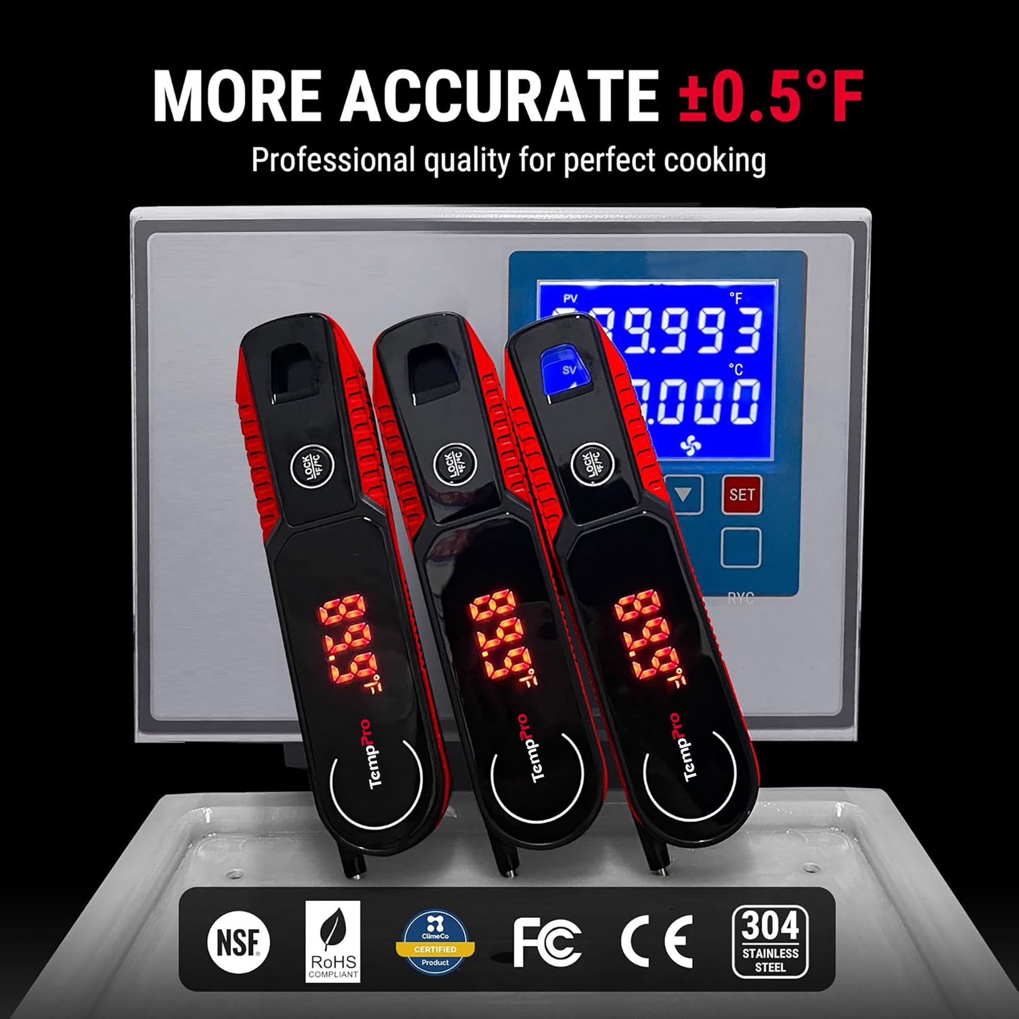 TempPro TP622W Termometro Carne Digitale Istantaneo