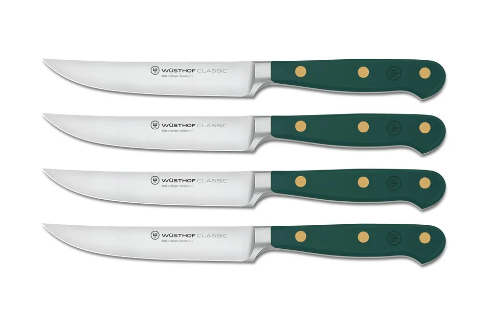 Wüsthof Classic set coltelli bistecca 4 pezzi 12 cm verde