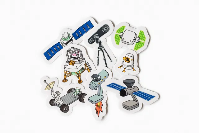 Acaia Cosmic Stickers Set Adesivi Caffè Edizione 10 Anni