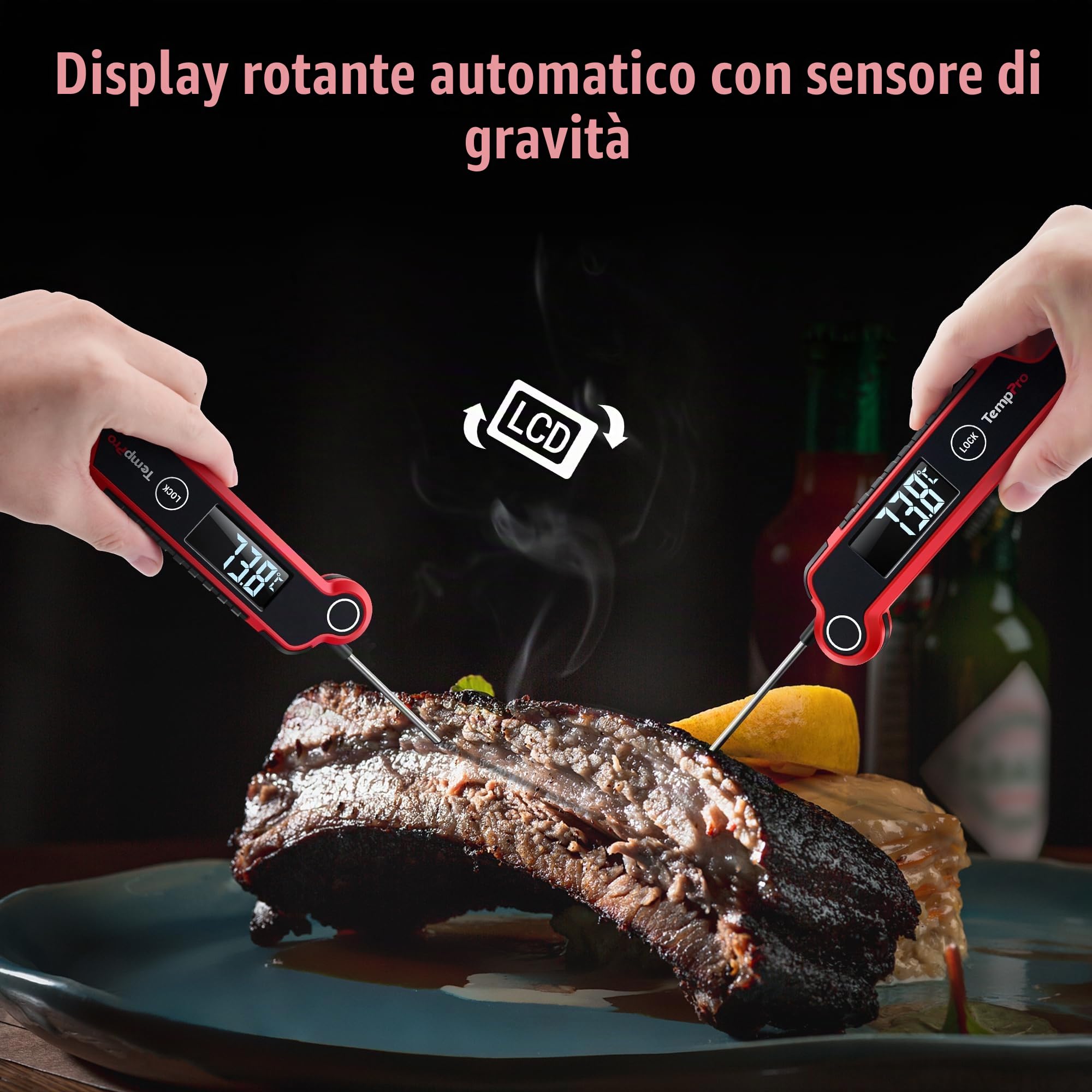 ThermoPro TP620 termometro carne istantaneo 1 secondo IP65