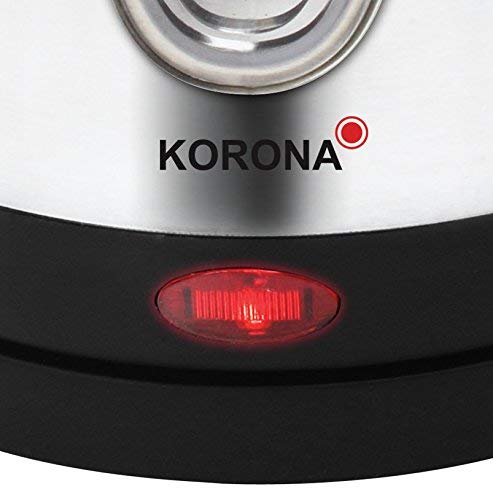 Korona 20303 Bollitore Elettrico 1 L Nero Acciaio