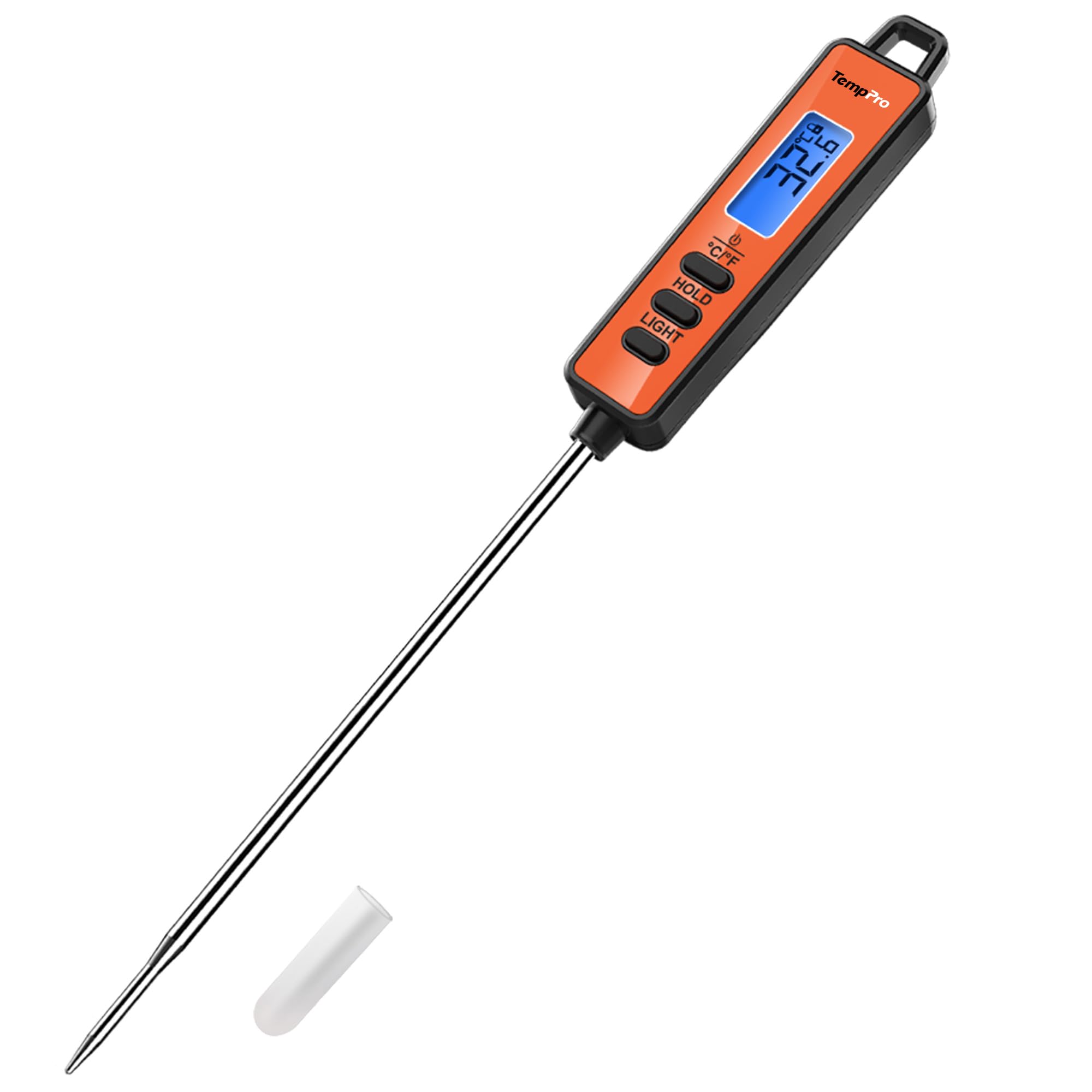 TempPro TP01 Termometro Carne Digitale Bianco Sonda Lunga