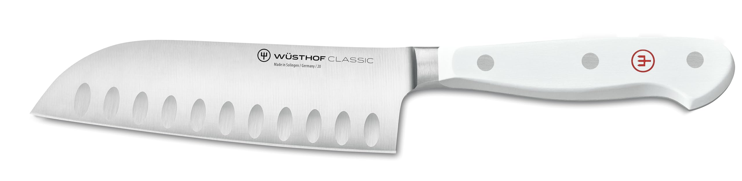Wüsthof Classic Santoku 17 cm Alveolato Nero