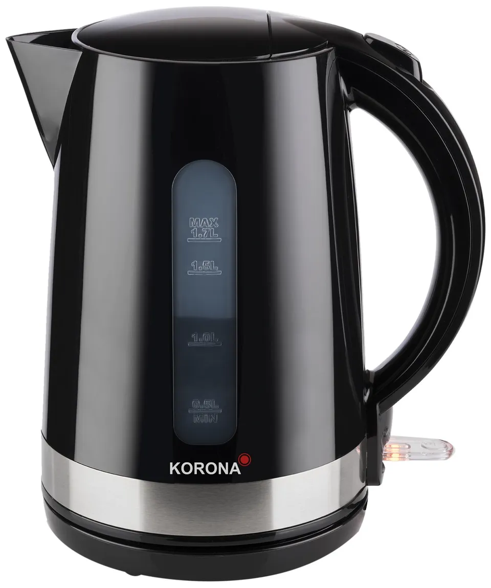 Korona 20232 Bollitore Elettrico 1,7 L Nero 2200W Acciaio