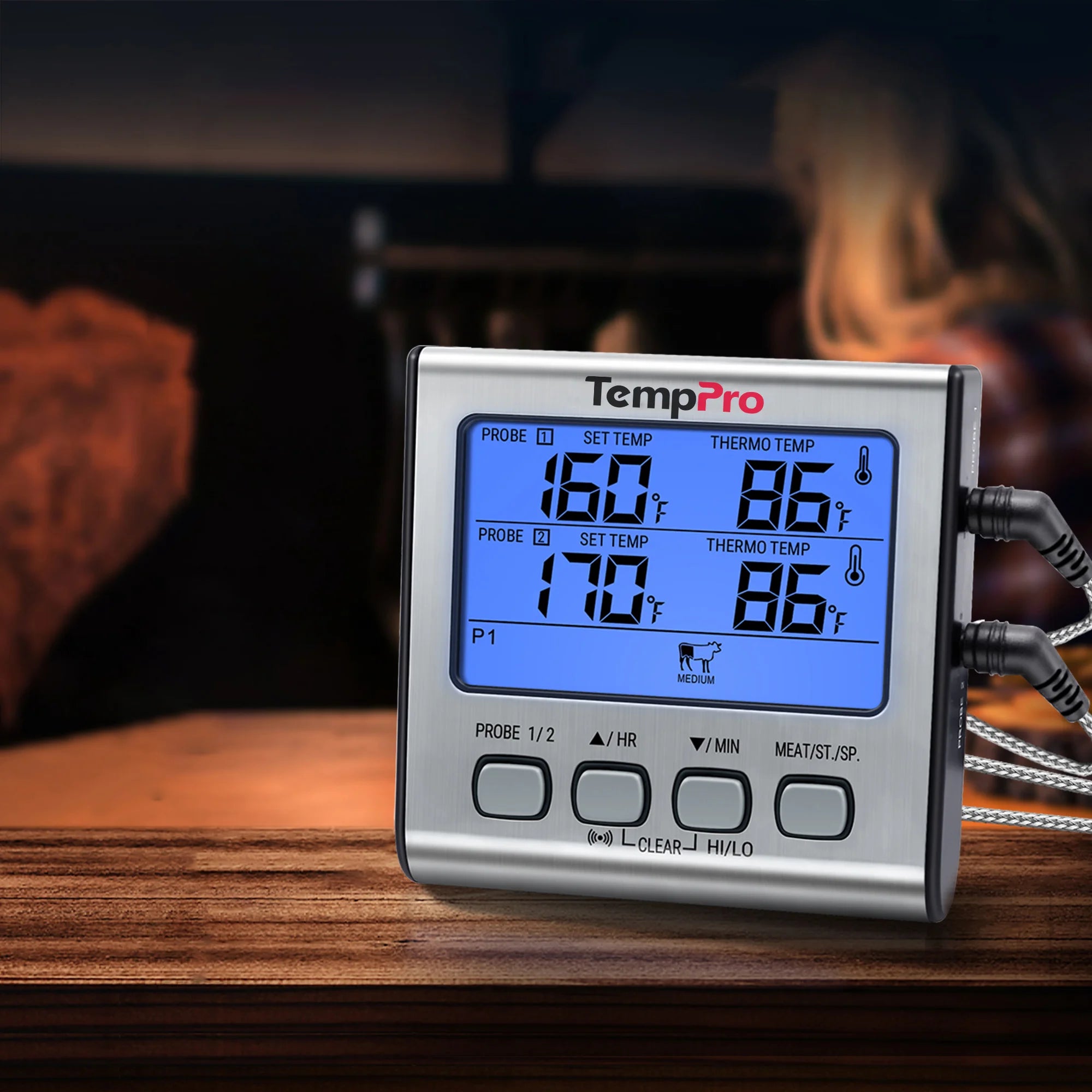 TempPro TempTrack Plus TP17 termometro forno 2 sonde