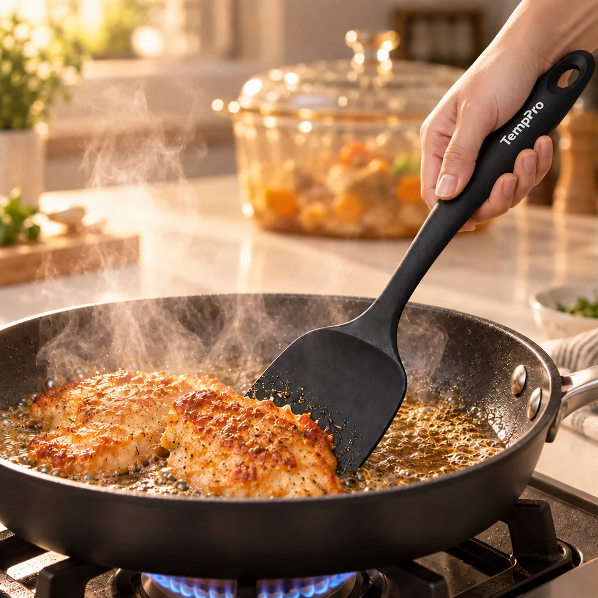 TempPro AYK042 set spatole silicone 5 pezzi calore
