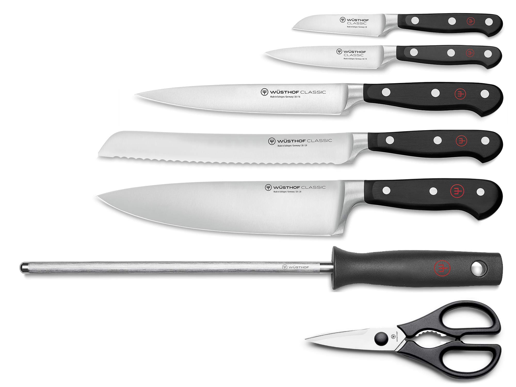 Wüsthof Classic blocco coltelli 7 pezzi faggio chiaro