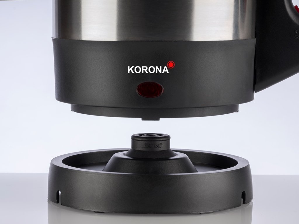 Korona 20140 bollitore acciaio 1,5 L nero