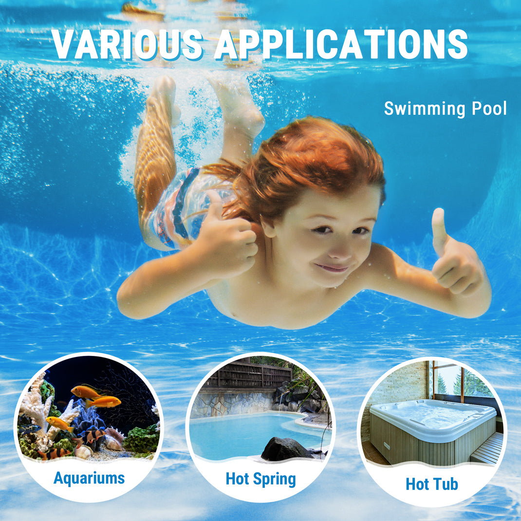 TempPro TP211B Termometro Piscina Wireless 2 Pezzi 150 m