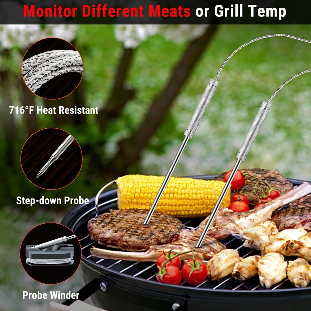 ThermoPro Bluetooth termometro carne wireless grill LCD