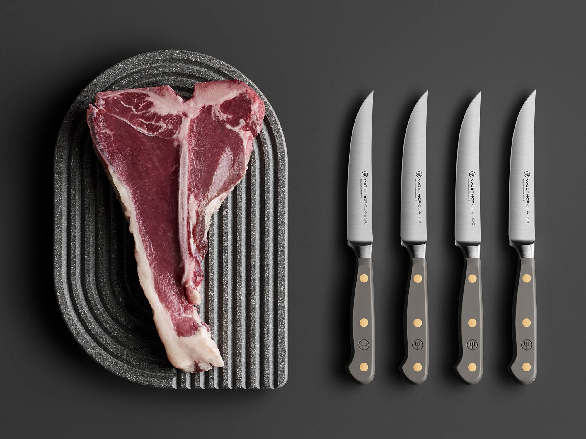 Wüsthof Classic coltello bistecca 12 cm Velvet Oyster