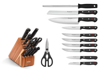 Wüsthof Gourmet set coltelli 12 pezzi acacia