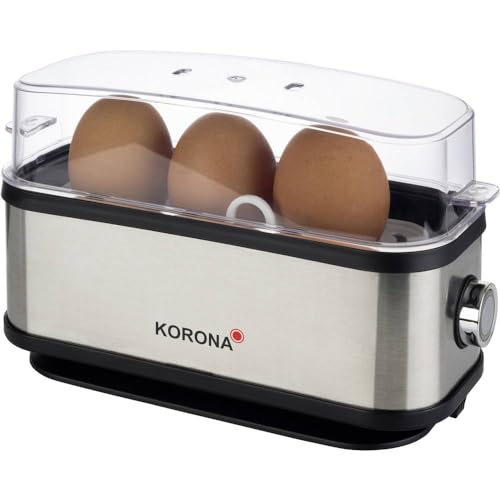 Korona 25304 cuociuova 1-3 uova acciaio inox 210 W