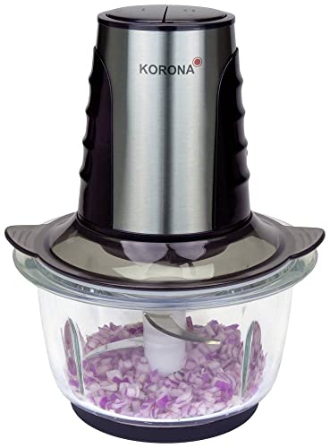 Korona 25005 Tritatutto 1,2 L nero 500 W vetro 4 lame
