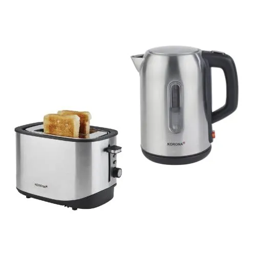 Korona Set colazione Design KORONA Inox ELEGANT set