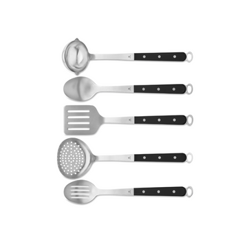 Wusthof Set Utensili Cucina 5 Pezzi Acciaio 35 cm