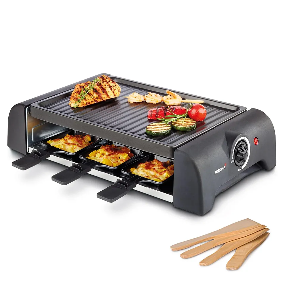 Korona 45065 raclette 6 persone 1000 W antiaderente