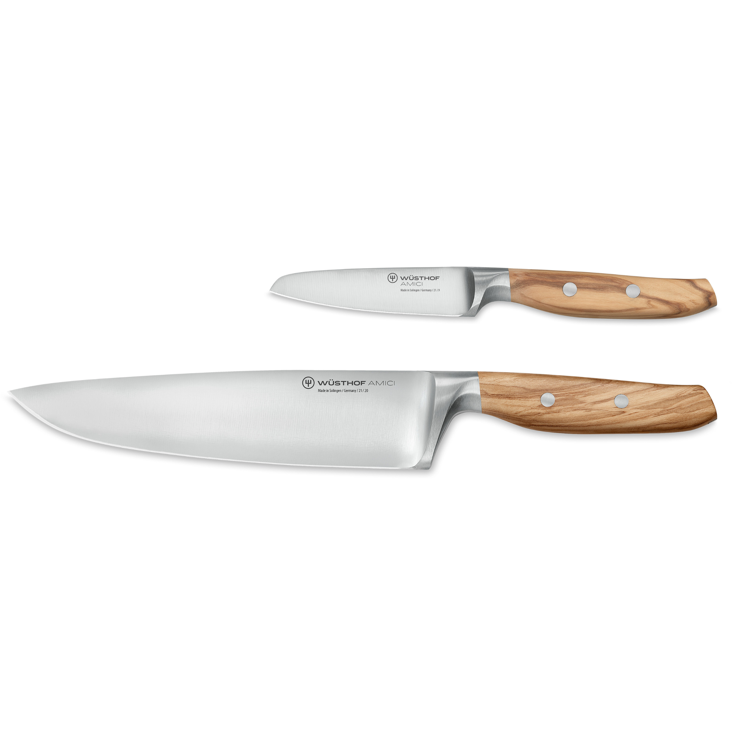 Wusthof Amici Set 2 Coltelli Cucina Ulivo