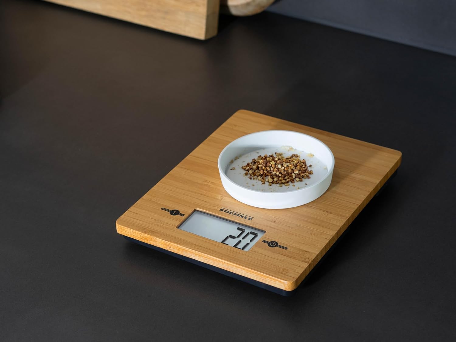 Soehnle Bamboo bilancia cucina digitale 5 kg sensor-touch