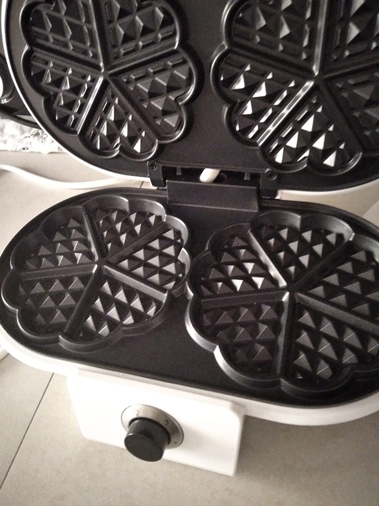 Korona 41020 Piastra Waffle Doppia 1200W 5 Livelli