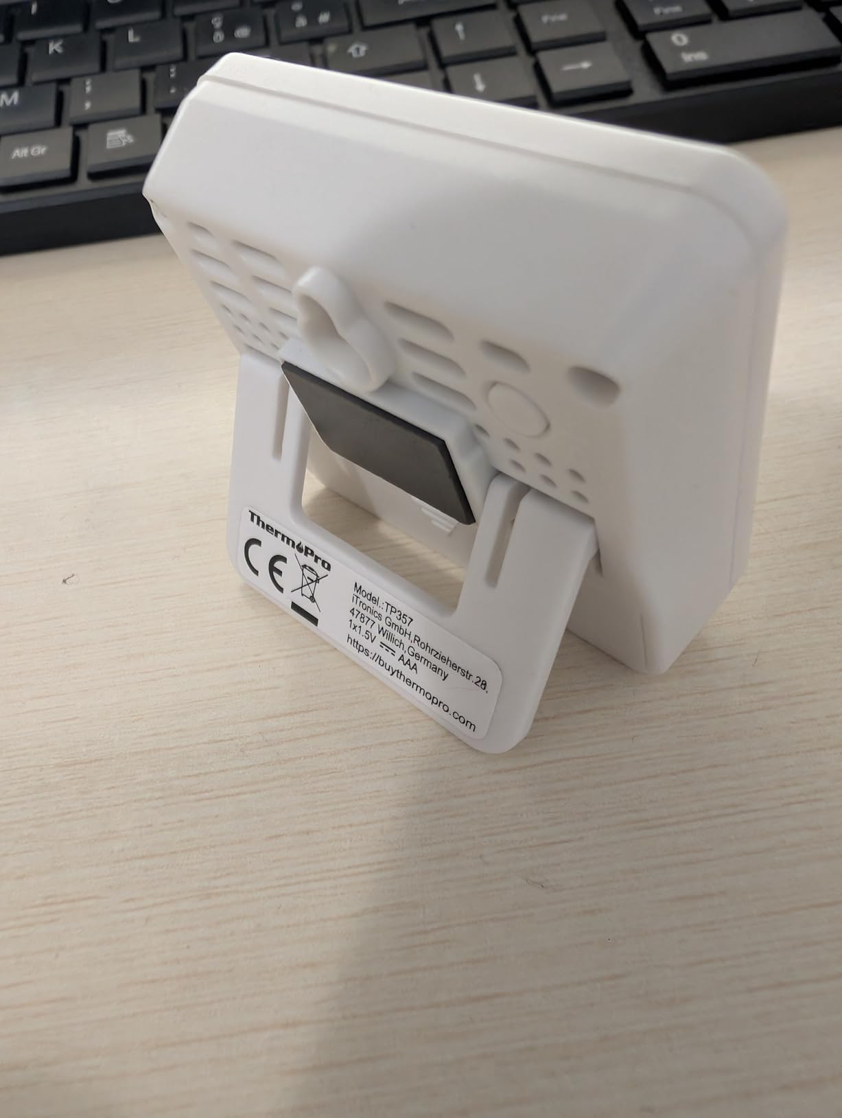 ThermoPro TP357 termoigrometro bluetooth bianco preciso