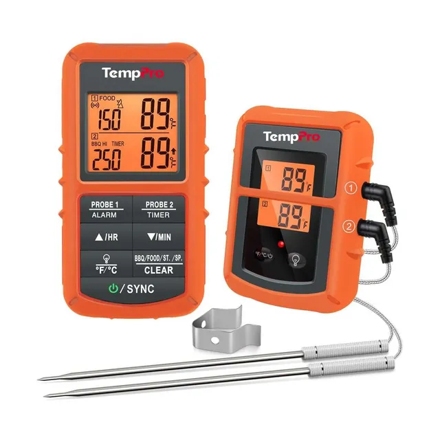 TempPro TP08BW Termometro Carne Wireless Doppia Sonda