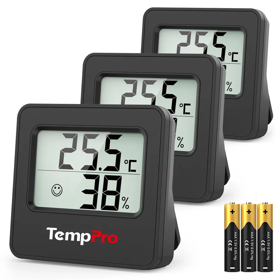 ThermoPro TP157 Termometro Ambiente 3 Pezzi Igrometro