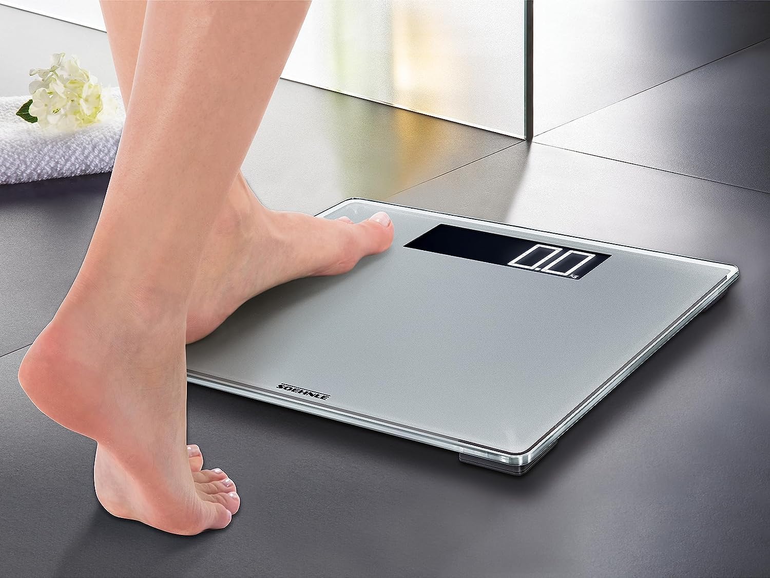 Soehnle Style Sense Comfort 600 bilancia pesapersone argento 200 kg