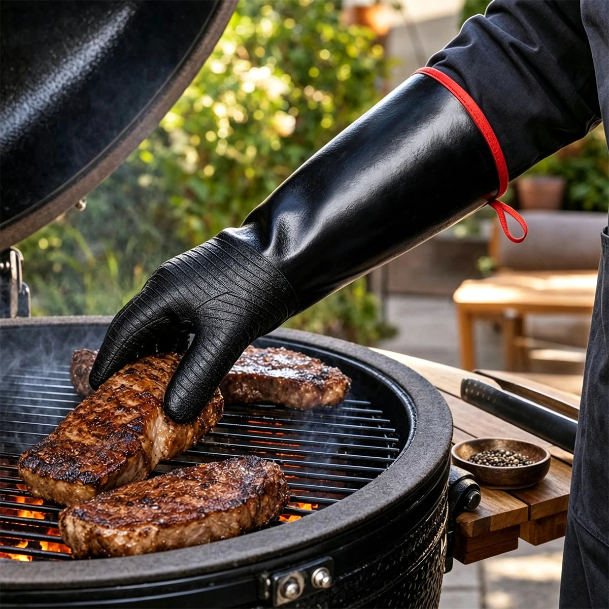 Temppro guanti barbecue 14" neoprene 500°C